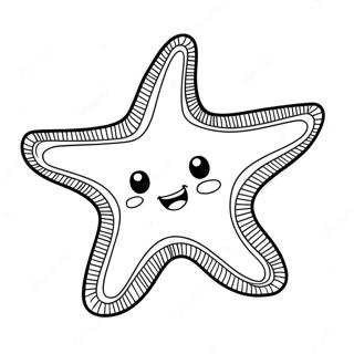 Starfish Coloring Page 5854-4676