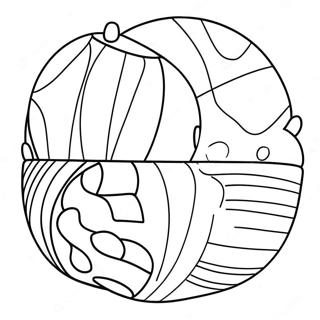 Colorful Beach Balls Coloring Page 58565-48664