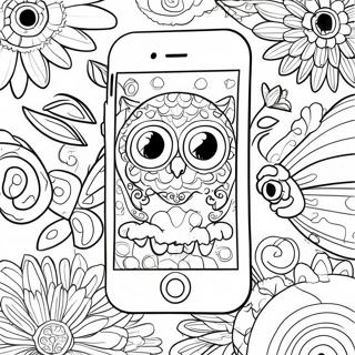 Iphone 14 Coloring Pages