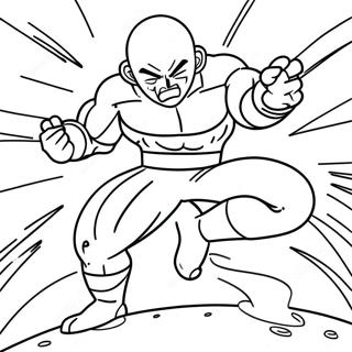 Jiren In Battle Pose Coloring Page 58596-48684