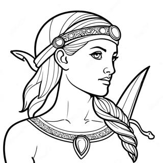 Artemis Coloring Page 58605-48678