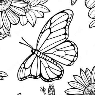 Monarch Butterfly Coloring Page 58615-48695