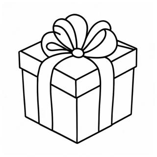 Gift Box Coloring Page 58625-48699