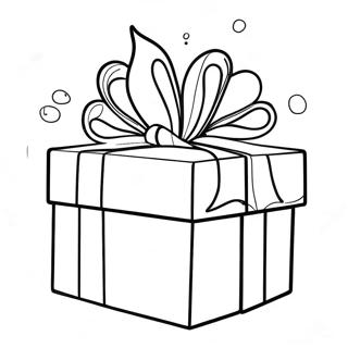 Gift Box Coloring Page 58625-48700