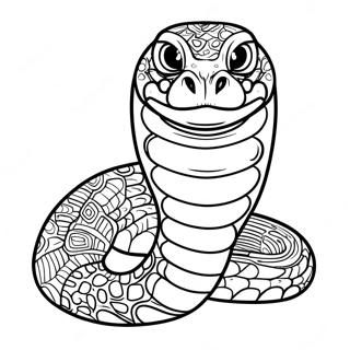 Realistic Boa Constrictor Coloring Page 58636-48709