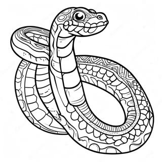 Realistic Boa Constrictor Coloring Page 58636-48710