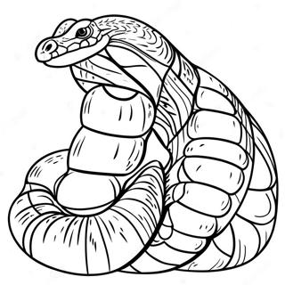 Realistic Boa Constrictor Coloring Page 58636-48712