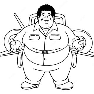 Fat Albert Coloring Pages