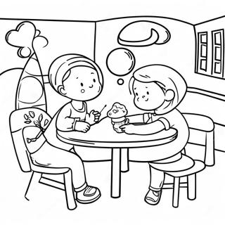 Kindergarten Coloring Page 5864-4684