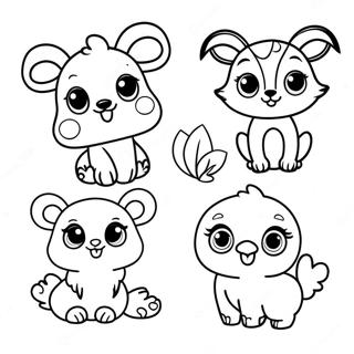 Cute Baby Animals Coloring Page 58656-48722