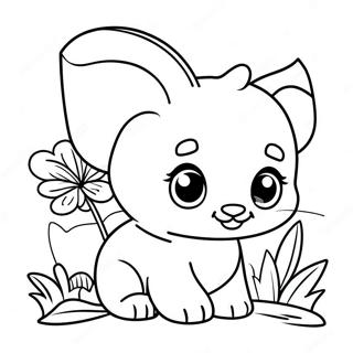 Cute Baby Animals Coloring Page 58656-48724