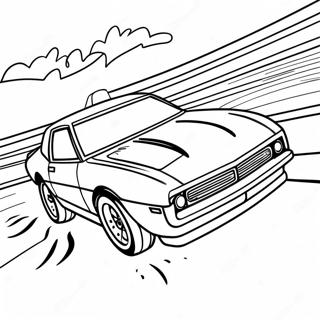 Late Model Dirt Car Racing Coloring Page 58675-48743