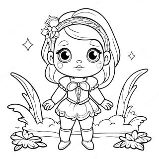 Amity Blight In Magical Outfit Coloring Page 58696-48762