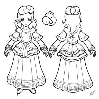 Amity Blight In Magical Outfit Coloring Page 58696-48764