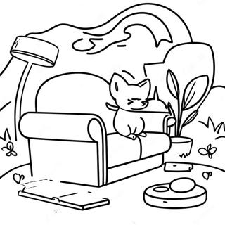 Lofi Coloring Page 58705-48759