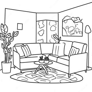 Chill Lofi Aesthetic Coloring Page 58706-48776