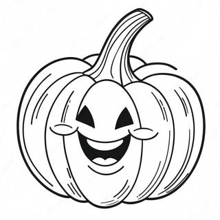 Happy Pumpkin Face Coloring Page 58786-48831