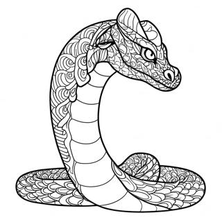 Snake Dragon Coloring Pages