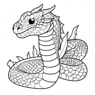 Snake Dragon Coloring Page 58795-48836