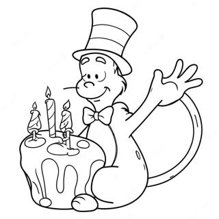 Dr Seuss Birthday Coloring Page 58815-48843