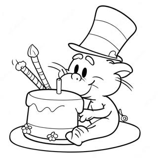 Dr Seuss Birthday Coloring Page 58815-48844