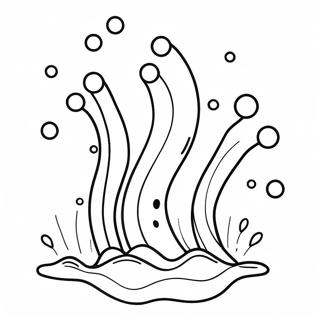 Colorful Splashing Water Coloring Page 58826-48876