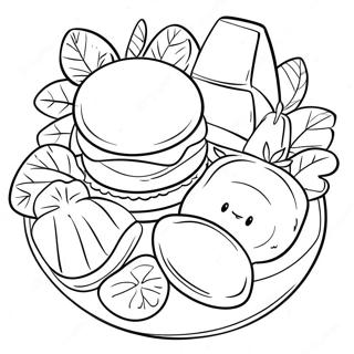 French Food Coloring Page 58835-48866