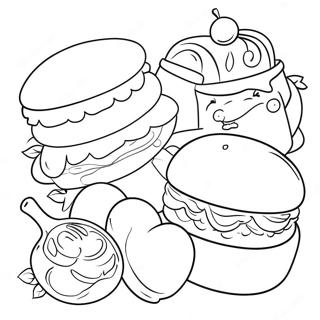 French Food Coloring Page 58835-48868