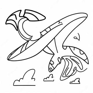 Colorful Boomerang Flying Coloring Page 58856-48883