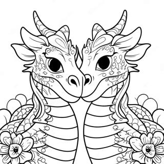 Two Headed Dragon Coloring Page 58875-48906