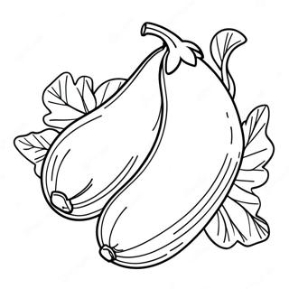 Eggplant Coloring Page 58905-48915