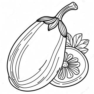 Eggplant Coloring Page 58905-48916