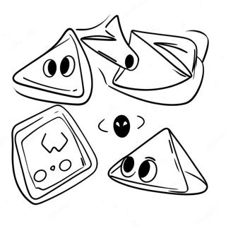 Hamantaschen Coloring Page 58915-48930