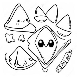 Hamantaschen Coloring Page 58915-48932