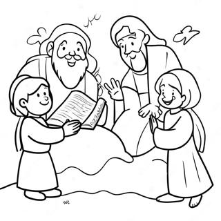 Joyful Bible Stories Coloring Page 58936-48949