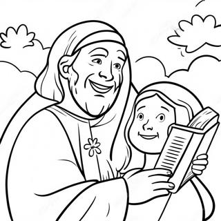 Joyful Bible Stories Coloring Page 58936-48951