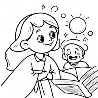 Joyful Bible Stories Coloring Page 58936-48952