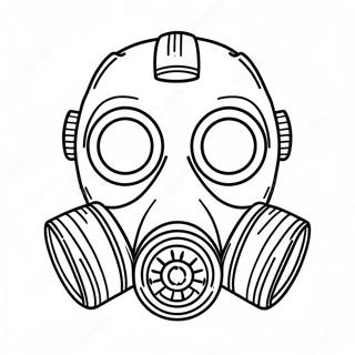 Gas Mask Coloring Page 58945-48954