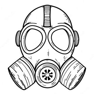 Gas Mask Coloring Page 58945-48955