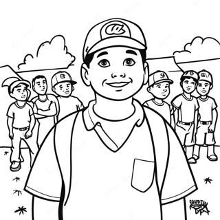 Sandlot Coloring Page 58965-48970