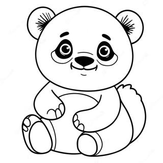 Combo Panda Coloring Page 58985-48987