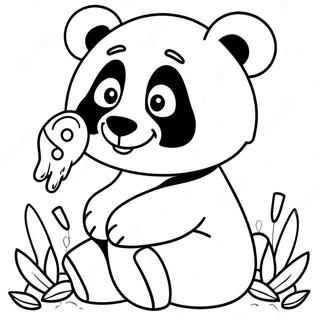 Combo Panda Coloring Page 58985-48988