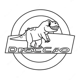 Dinoco Coloring Pages