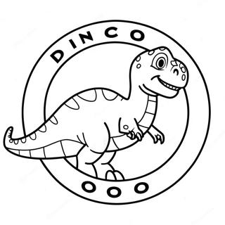 Dinoco Logo Coloring Page 59005-49002