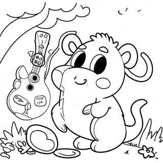 Brown And Friends Coloring Page 59015-49008