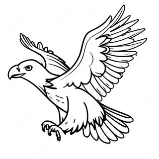 Majestic Eagle In Flight Coloring Page 59036-49032