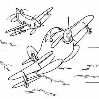 Planes Coloring Pages