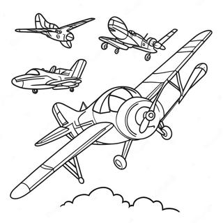 Planes Coloring Page 59055-49048