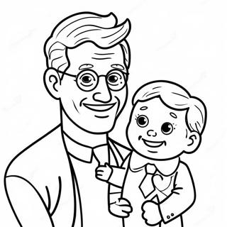 Happy Fathers Day Coloring Pages