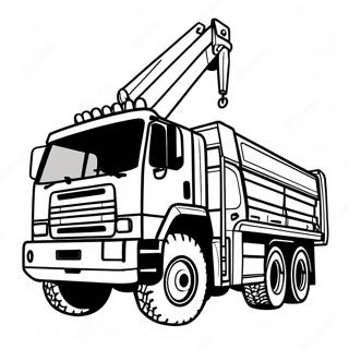 Rotator Tow Truck Coloring Page 59075-49058